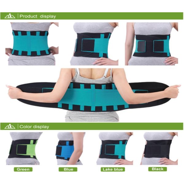 Adjustable Elastic Neoprene Back Brace Belt Waist Support Breathable