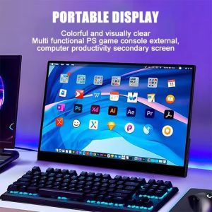 15.0 Inch 1920*1080 HDR Type-C USB Mini-HDMI Multi-interface Portable Monitor