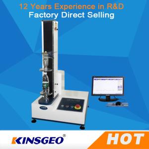 China Panasonic Servo Motor Computer 5KN Leather Testing Machine With High Precise Ball Screw Single Column on sale