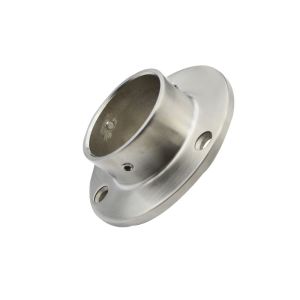 Stainless steel 304 post base in 2" for rail satin finishing 50.8mm, mirror