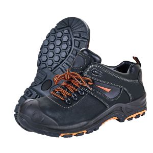 China Rubber Outsole Split Leather Upper Material Men's Work Safety Shoes Boots at UF-160 on sale