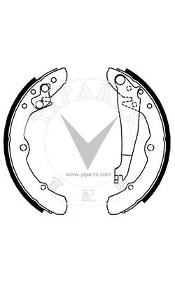 Quality Audi Rear Brake Shoes Replacement Long Lasting For Easy Installation 431 698 525 X wholesale