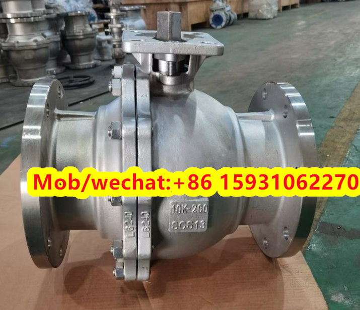 JIS 10K 20K flange end cast steel SCS13 ball valve