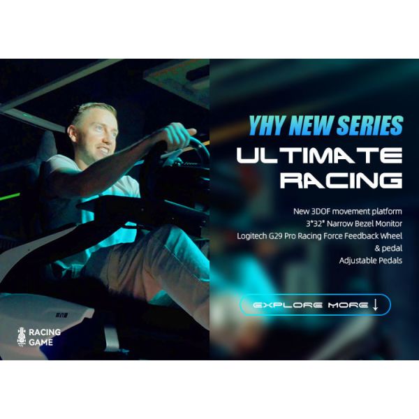YHY Ultimate Racing All-Aluminum Alloy VR Racing Simulator for an Immersive Experience