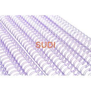China 3:1 Pitch 1/2 Inch Steel Wire Spiral Binding Coil, Suitable For Notebook on sale