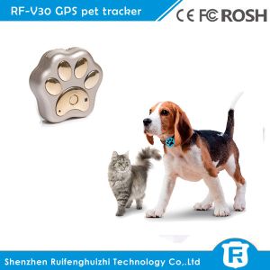 Waterproof micro cat gps tracker dog pets with wifi anti lost wireless charge rf