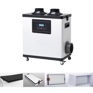 Hepa Filter Laboratory Fume Exhaust Purifier with Tripartite Efflux System