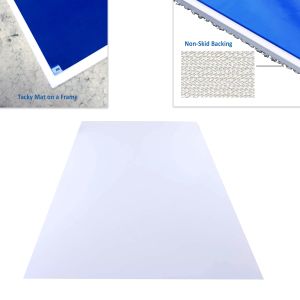 Flat Anti Skid Protection Clean Room Sticky Mat Frame With Hard Polystyrene