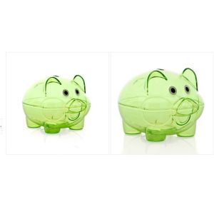 Cheap Safe Simulation Transparent Piggy Bank Environmentally Friendly for sale