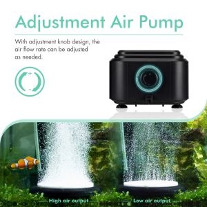 Adjustable Flow Powerful 10W Hygger Air Pump