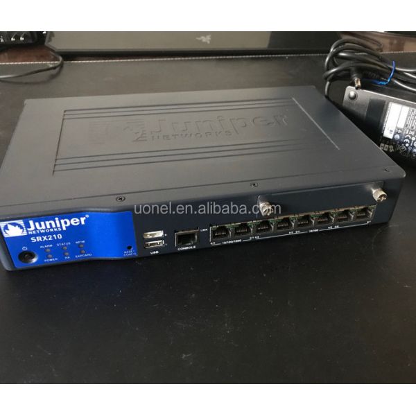 Quality Juniper SRX210BE,SRX services gateway 210 "Enhanced" with faster CPU, 2xGE + 6xFE ports, 1xmini-PIM slot, and base memory wholesale