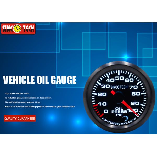 Quality High Performance Electric Oil Pressure Gauge  Sensor Kit 2‘’Circle Stepper Motor wholesale
