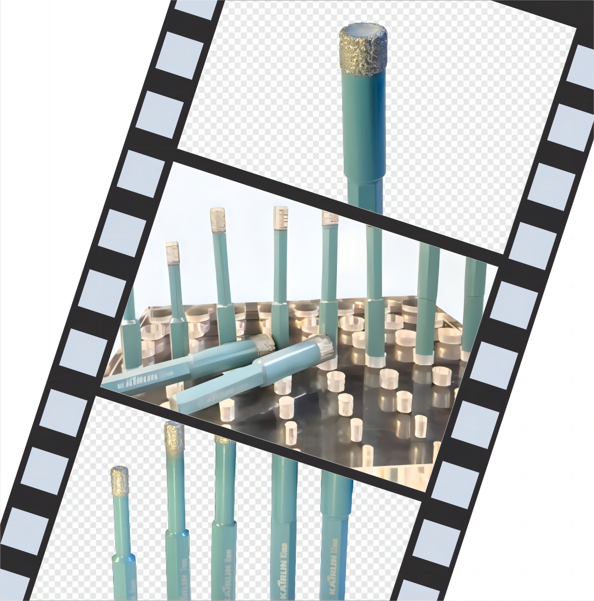 Secret Cooling Wax Brazing Diamond Core Drill Bit For Glass Ceramic Tiles Marble And Granite