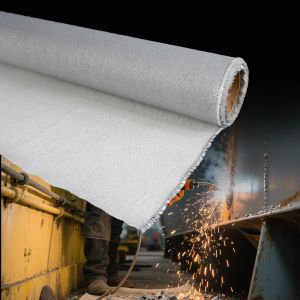 Heat Resistant and Abrasion Resistant PU Coated Fiberglass Fabric with 1m to 1