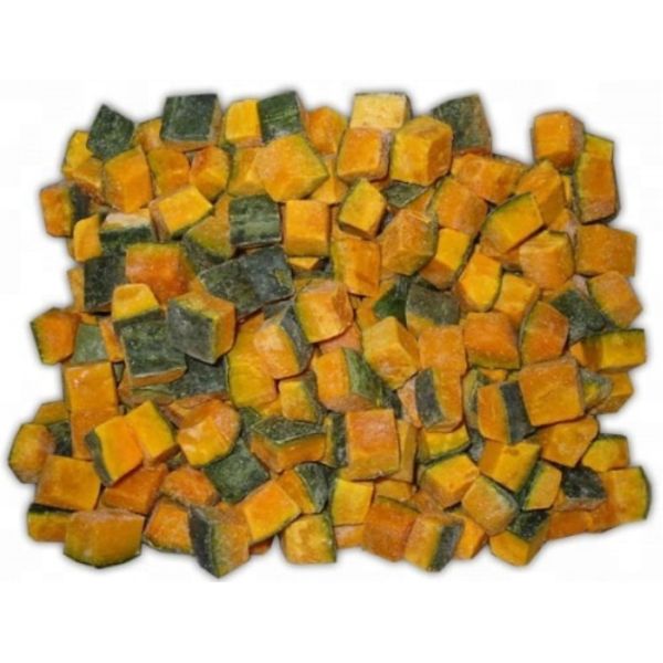 Quality Grade A IQF Frozen Food , Individual Quick Freezing Pumpkin Dice / Slice wholesale