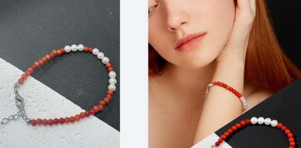 FEDEX shipping decorative wrist band featuring elegant crystal stones ideal for