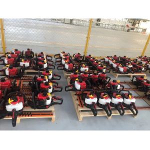 Cordless 25.4cc Gasoline Garden Hedge Trimmer Dual Blade Anti Vibration 2 stroke