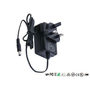 UK Type Ac Dc Power Adapter 3pin Plug 9V 2A 5.5 X 2.5mm DC Jack For Set Top Box