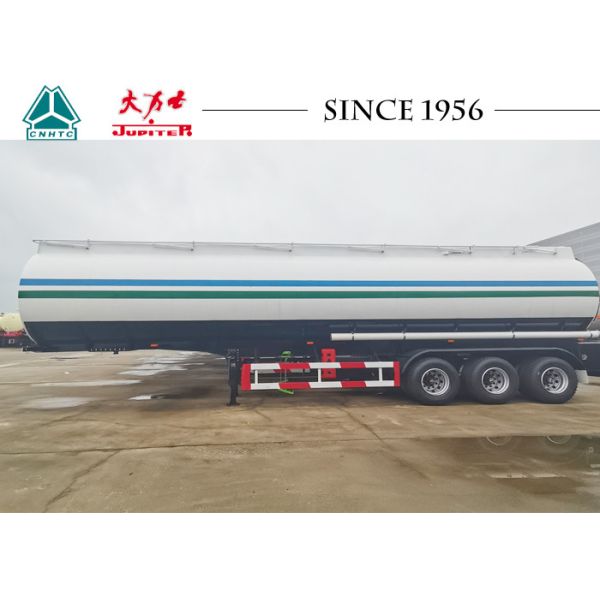 Quality 50 CBM 2 Compartments Aluminium Alloy Fuel Tanker Trailer wholesale