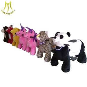 Hansel happy horse plush toys battery operated walking ride on panda