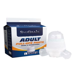 China Soft and Breathable Disposable Pull Up Diapers for Adult Incontinence Management on sale