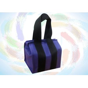 Printed Foldable Recyclable PP Non Woven Bag / Shopping Bags with Handle