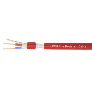 Fire Alarm Cable LPCB EN50200 PH30/120 Shielded 2 Core 1.5mm2 PVC Jacket for