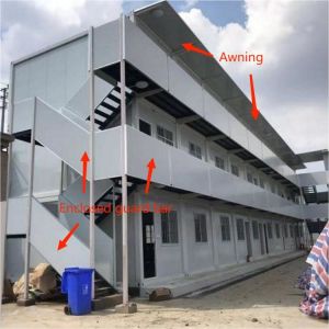 2023 CFI Plastic Steel Sliding Window Light Steel Modular Container House for