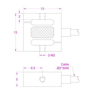 Miniature tension and compression load cell 10N 20N 50N 100N 200N force