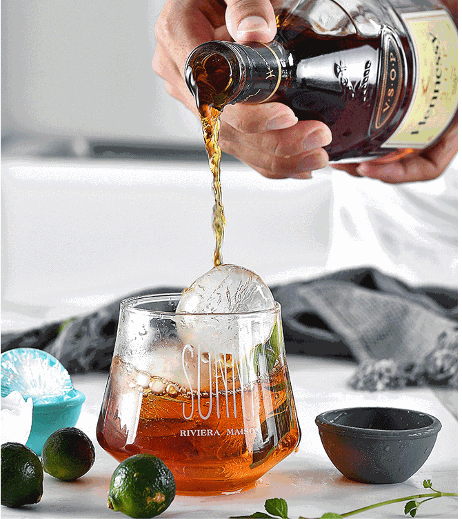 Flexible Silicone Ice Ball Mold 2.4 Inch Durable Whiskey Spheres for Ice Cream Tools