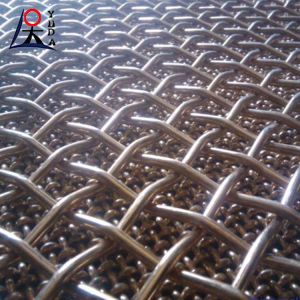 Sandstone Mine Screen Woven Crimped Wire Mesh Vibrating Galvanized