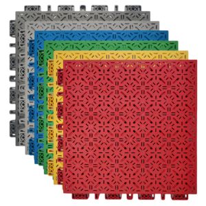 Modular Surface Interlocking Floor Tiles Mat for Badminton Pickleball Court