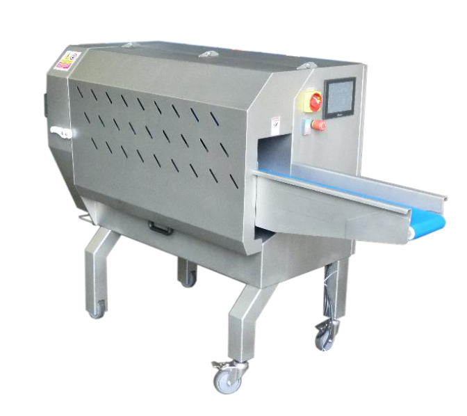 PLC Control Vegetable Automatic Cutting Machine For Leafy And Root 800 - 1000kg/h