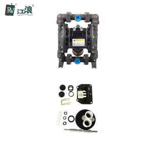 1" AODD Air Driven Diaphragm Pump PTFE Membranes Coating Treatment