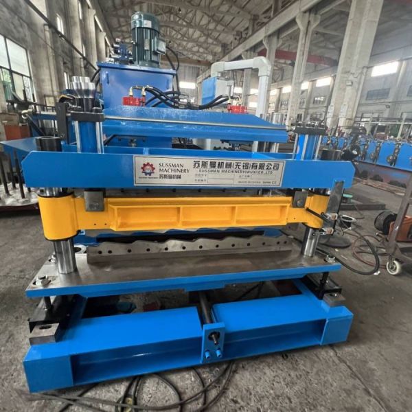 Quality 1220mm Width Galvanized Roof Metal Tile Making Machine Roof Tile Roll Forming Machine wholesale