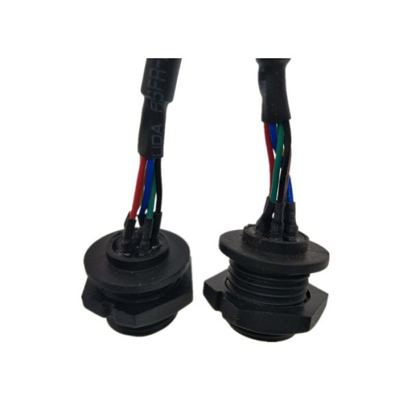 Panel Mount M16 Waterproof Female With NSH Series 1.0mm JST 8P NSHR-08V-S 28AWG Cable