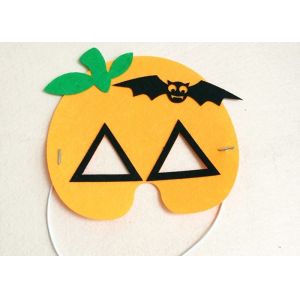 Felt Diy Mask For Party , Halloween Childrens Party Masks Custom Size