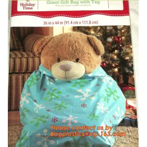 Custom CPE semitransparent printing frosted corded beaded gift bags,lovely children clothes gift packing plastic bag