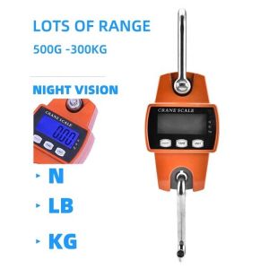 Customizable OEM/ODM Support 300kg Electronic Portable Scale with LCD Display