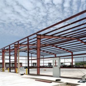 Customizable Steel Structure Warehouse With Sandwich Panel Wall And Galvanized
