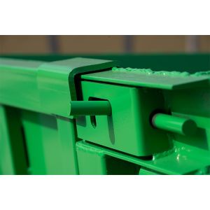 Skip Bin Trailer Steel Skip Bin Loader Waste Bin