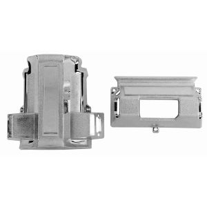 Plastic Coffin Corner 7# S In Silver Color And Also Metal Rod In Set