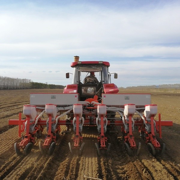 Air System Precision Seeder Agriculture Equipment 6 Rows Corn And Soybean
