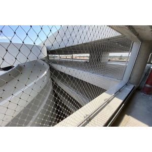 Sus304 Pliable 60mmx60mm Ferrule Mesh