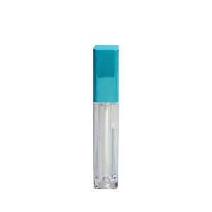3G Empty Beveled Mouth Lipstick Tube With Rubber Seal Screw Closure Plastic Lip