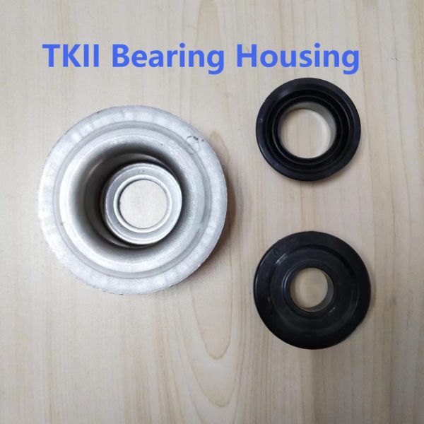 Quality Mining Belt Conveyor Roller Idler Steel Bearing Housing With 2 Labyrinth Seals Kits wholesale