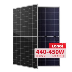 Longi LR5-54HTH 440-450M MONO Solar Panel 182mm N-Type 440W 445W 450W Hi Mo 6 PV