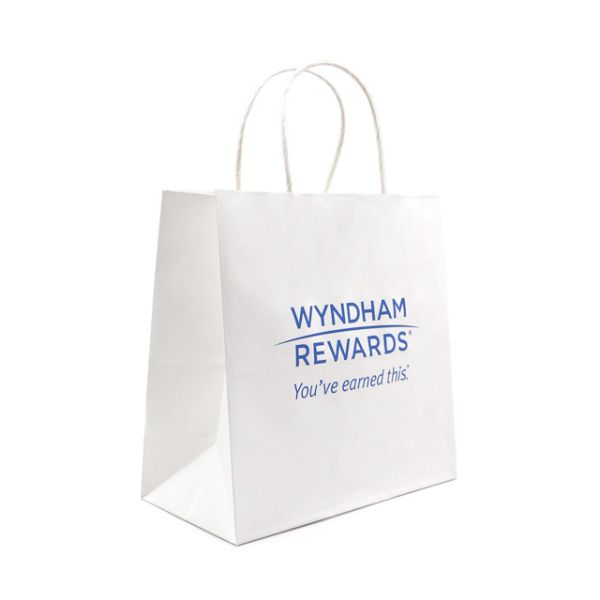Quality Takeaway Shopping Handle Bags 8 Color Flexo Printing Surface wholesale