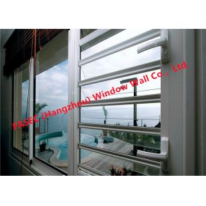 Customized Aluminum Adjustable Louvers Window Breezeway Jalousie Windows