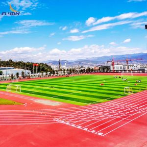 Cheap Full Pour Speed Running Track For Sports Ground Stadium Jogging Park Within Full-pour Installation Method for sale